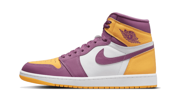 Air Jordan 1 retro high og university gold ligh bordeaux
